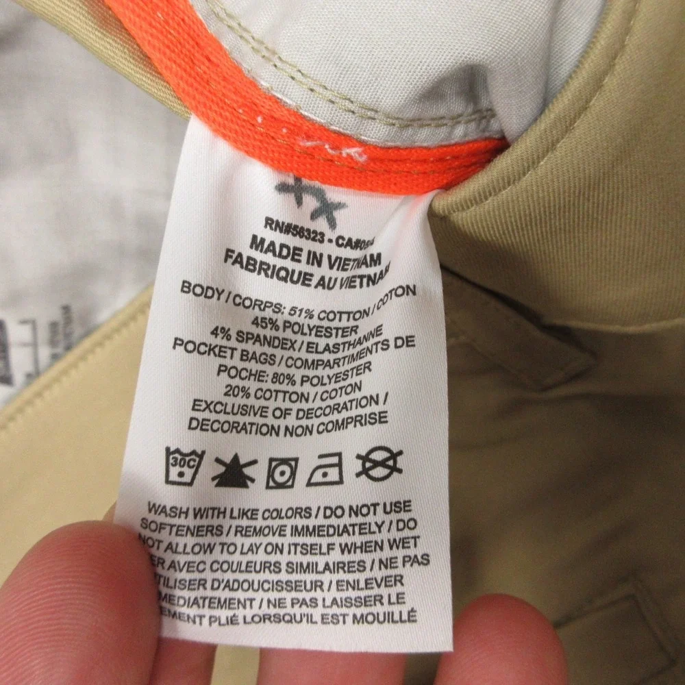 Nike Pants Mens 34x34 Beige Khaki Par Drifit Slim UV Golf Chinos Performance EUC